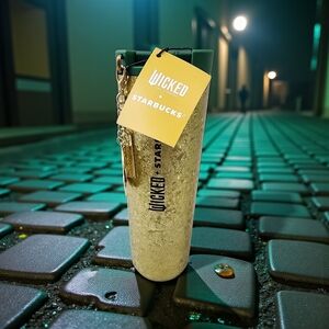 STARBUCKS WICKED GOLD GLITTER 16OZ STAINLESS STEEL BRAND NEW READY TO SHIP!